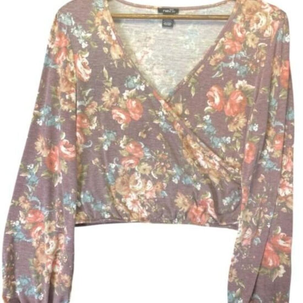 Rue-21 Women's Red and Pink Shirt